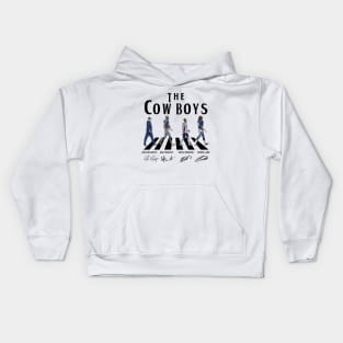 Cowboys Walking Abbey Road Signatures Football Kids Hoodie